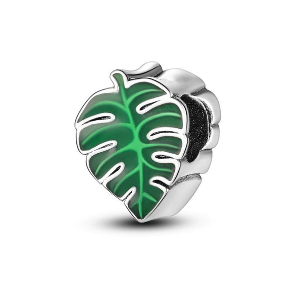 Cactus Pendant Silverplated White Copper Diy Bracelet Necklace For Women