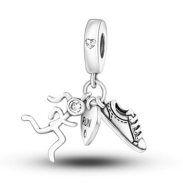 Cactus Pendant Silverplated White Copper Diy Bracelet Necklace For Women