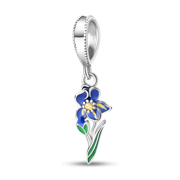 Cactus Pendant Silverplated White Copper Diy Bracelet Necklace For Women