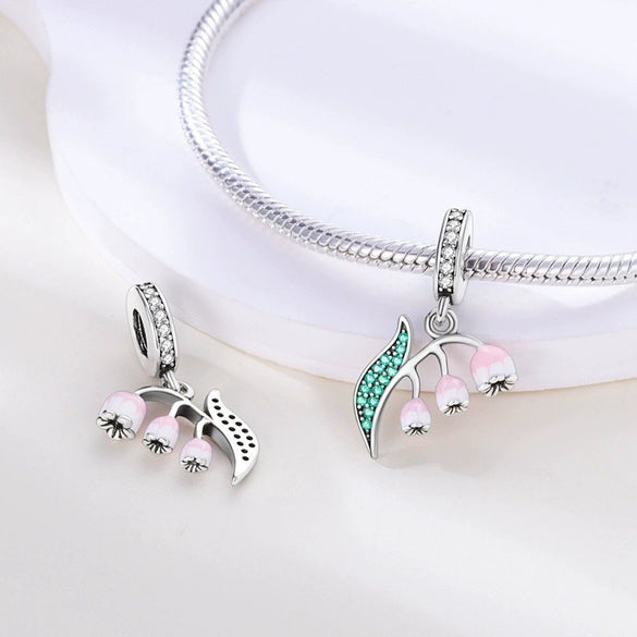 Cactus Pendant Silverplated White Copper Diy Bracelet Necklace For Women