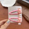 Candy Color Oil Drop Clip Cartoon Fruit Cute  Style Hair Clip Girls Little Girl Hair Clip BB Clip Baby Headwear