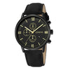 Canvas Alloy Watch Bracelet Set Round Dial Men's Quartz Watch