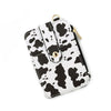 Card Bag Coin Purse Id Bag Vertical Printed Hem Zipper Pvc Nylon Solid Color Women's