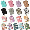 Card Bag Coin Purse Id Bag Vertical Printed Hem Zipper Pvc Nylon Solid Color Women's