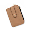 Card Bag Coin Purse Id Bag Vertical Printed Hem Zipper Pvc Nylon Solid Color Women's