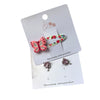 Cardboard Earrings And Necklace Jewelry Card Packaging With Simple Design And Price Tag Design