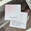Cardboard Earrings And Necklace Jewelry Card Packaging With Simple Design And Price Tag Design