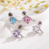 Cartilage Piercing Ear Bone Nail Metal Geometric Fivepointed Star Zirconia Fashion