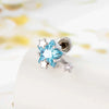 Cartilage Piercing Ear Bone Nail Metal Geometric Fivepointed Star Zirconia Fashion