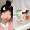 Cartoon Acetic Acid Animals Style Polished Side Clip Hair Accessories