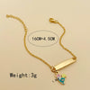 Cartoon Animal Zodiac Stainless Steel Electroplated Pendant Bracelet Jewelry