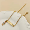 Cartoon Animal Zodiac Stainless Steel Electroplated Pendant Bracelet Jewelry