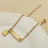 Cartoon Animal Zodiac Stainless Steel Electroplated Pendant Bracelet Jewelry
