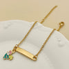 Cartoon Animal Zodiac Stainless Steel Electroplated Pendant Bracelet Jewelry
