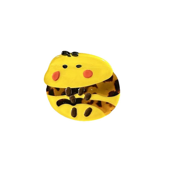 Cartoon Animals Acetic Acid Printing Hairpin For Women