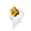 Cartoon Character Plastic And Resin Children's Ring Purely Handmade