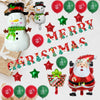 Cartoon Christmas Aluminum Foil Balloon Featuring Santa Claus And Snowman For Party Decoration