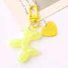 Cartoon Dopamine Blast Dog Acrylic Mobile Phone Pendant Keychain Bag Hanging Accessories Semi Manual With Little Bear Pig Small Animal Patterns