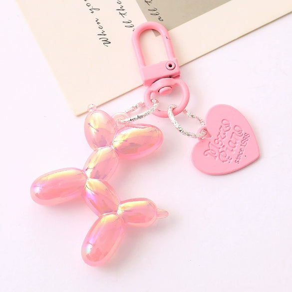 Cartoon Dopamine Blast Dog Acrylic Mobile Phone Pendant Keychain Bag Hanging Accessories Semi Manual With Little Bear Pig Small Animal Patterns