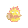 Cartoon Fire Elf Alloy Enamel Brooch Lapel Pin Geometric Electroplated Design Unisex