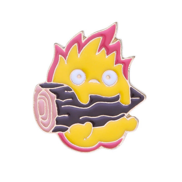 Cartoon Fire Elf Animal Alloy Brooch With Dripping Oil Finish Trendy Unisex Backpack And Clothing Jewelry