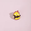 Cartoon Fire Elf Animal Alloy Brooch With Dripping Oil Finish Trendy Unisex Backpack And Clothing Jewelry