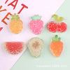 Cartoon Fruit Resin And Plastic Hairpin Accessories With Drip Oil Finish For Children's Headwear And Decorative Shoe Charms