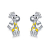 Cartoon Giraffe Copper Drop Earrings Cute Animal Jewelry For Women Fashion Accessories