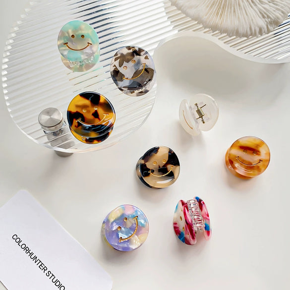 Cartoon Handmade Acetic Acid Hairpin For Women