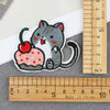 Cartoon Kitten Computerembroidered Ironon Patches Polyester Fabric Clothing Decorative Appliques