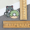 Cartoon Kitten Computerembroidered Ironon Patches Polyester Fabric Clothing Decorative Appliques