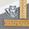 Cartoon Kitten Computerembroidered Ironon Patches Polyester Fabric Clothing Decorative Appliques