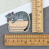 Cartoon Kitten Computerembroidered Ironon Patches Polyester Fabric Clothing Decorative Appliques