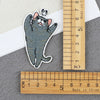 Cartoon Kitten Computerembroidered Ironon Patches Polyester Fabric Clothing Decorative Appliques