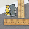 Cartoon Kitten Computerembroidered Ironon Patches Polyester Fabric Clothing Decorative Appliques