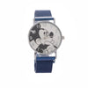Cartoon Mickey Watch With Alloy Case And Strap Milan Magnet Strap Round Dial For Boys And Girls Quartz Movement Suitable As Children Gift