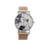 Cartoon Mickey Watch With Alloy Case And Strap Milan Magnet Strap Round Dial For Boys And Girls Quartz Movement Suitable As Children Gift