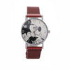 Cartoon Mickey Watch With Alloy Case And Strap Milan Magnet Strap Round Dial For Boys And Girls Quartz Movement Suitable As Children Gift