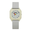 Cartoon Silicone Alloy Student Watch With Square Dial And Mineral Strengthened Mirror