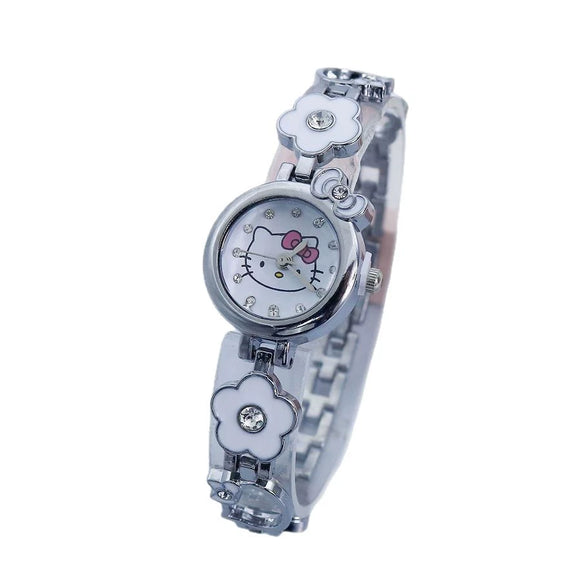 Cartoon Style Alloy Women's Diamond Bracelet Watch Jewelry