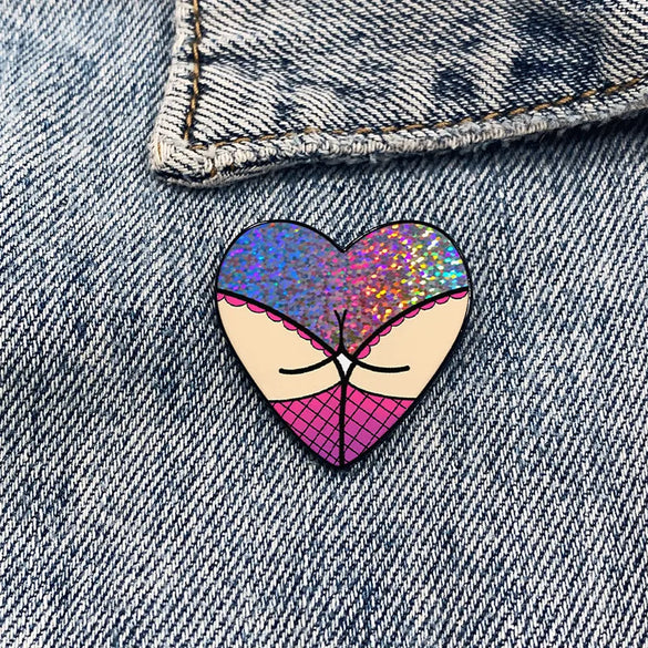 Cartoon Style Color Block Alloy Printing Unisex Brooches