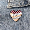Cartoon Style Color Block Alloy Printing Unisex Brooches