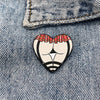 Cartoon Style Color Block Alloy Printing Unisex Brooches