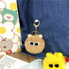 Cartoon Style Cute Animal Imitate Rex Rabbit Fur Unisex Keychain