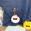 Cartoon Style Cute Animal Imitate Rex Rabbit Fur Unisex Keychain