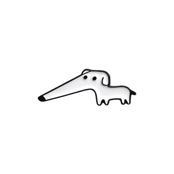 Cartoon Style Cute Cowboy Style Dog Alloy Stamping Stoving Varnish Plating Unisex Brooches