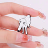 Cartoon Style Cute Cowboy Style Dog Alloy Stamping Stoving Varnish Plating Unisex Brooches