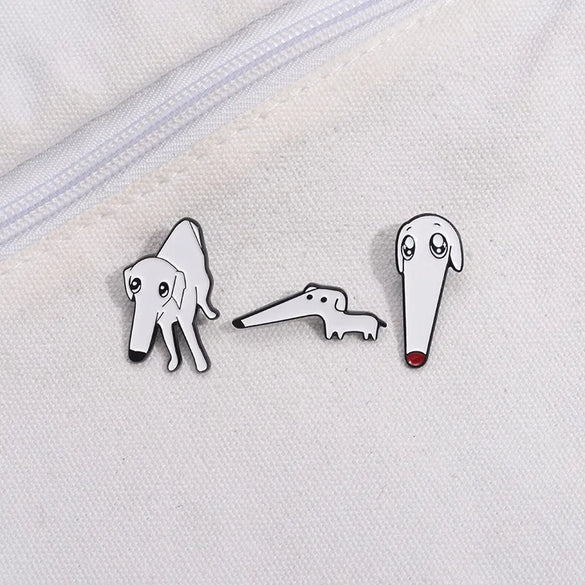 Cartoon Style Cute Cowboy Style Dog Alloy Stamping Stoving Varnish Plating Unisex Brooches