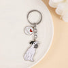 Cartoon Style Cute Dog Paw Print Metal Bag Pendant Keychain