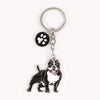 Cartoon Style Cute Dog Paw Print Metal Bag Pendant Keychain